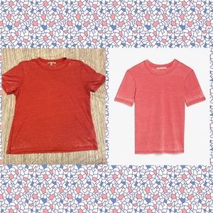 Crew Neck Tee - Light Red - Brand New, but 🏷 off